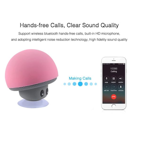 Wireless bluetooth Speaker Portable Mini Speakers Mushroom Waterproof Bass Stereo Speaker With Mic For Mobile Phone Comp