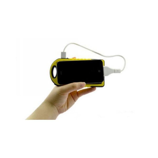 Solar Lipstick Power Bank / Charger External Battery Dual USB Port