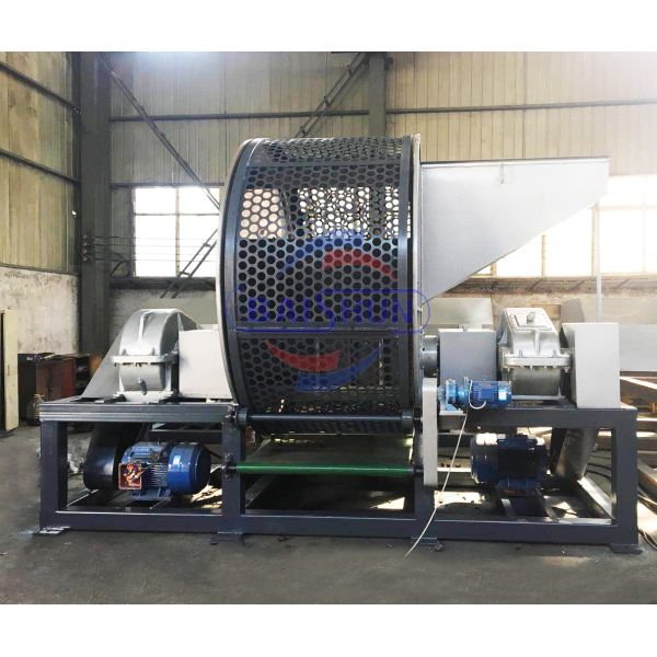 High Speed Scrap Rubber Tires Recycling Machine For Making Rubber Granule