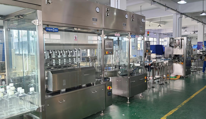Unscrewing And Filling Capping Machine Square Bottles Tubes Of Sterile Production