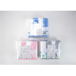 Quality 100% Cotton Woven Baby Bath Washcloths 4pk Velour Washcloth for sale