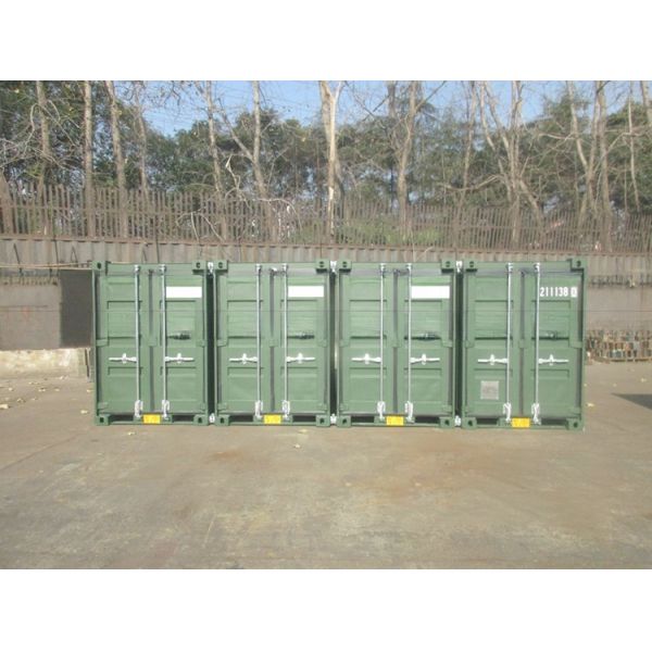 8ft x 5ft Mini Storage Shipping Container with Double Rear Door End Dry Steel/Corten Material Convenient and Versatile