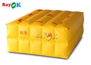 China Square Inflatable Lifesaving Pad Yellow Water Lifesaving Equipment on sale