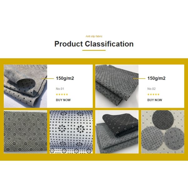 PVC Point Non Woven Composite Needle Punched Felt Fabric Non Slip Carpet Backing Cloth