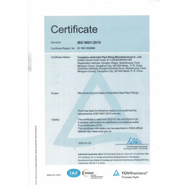 SGP High Pressure SCH5-SCH160 Butt Weld Pipe Reducer For Oil Pipe Connect