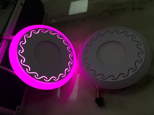 LED Ceiling Lights For Homes , LED Recessed Ceiling Lights Double Color 6 + 3W