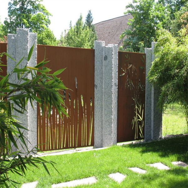 House Decorative Metal Garden Products Garden Screens Corten Steel High End