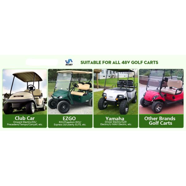 72V 230Ah Golf Cart Battery Charger APP Control 72v Lithium Golf Cart Batteries