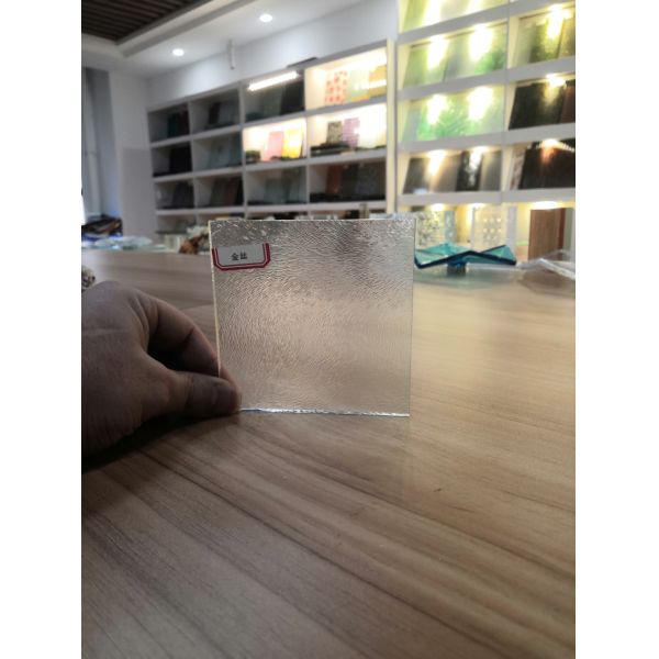 Decorative Clear Sanitaryware 6mm Glass Shower Door Panels