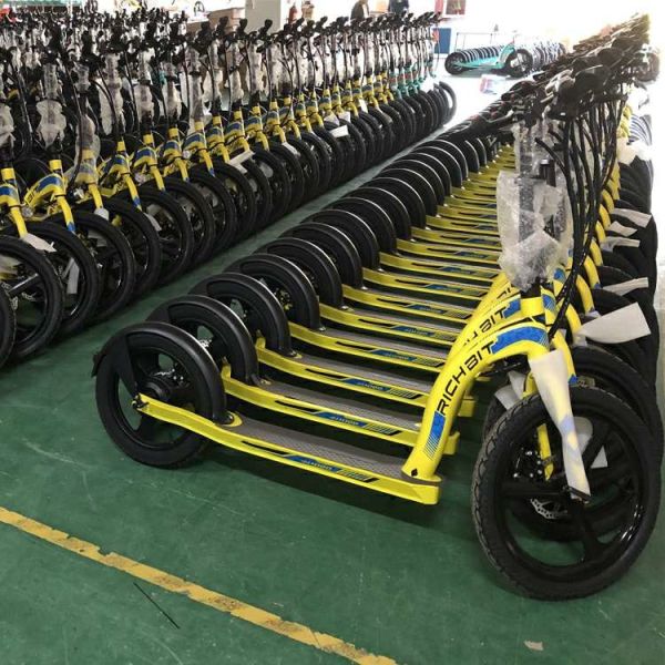 Rich Bit H100 Big Wheel E Scooter 350w Electric Scooter Bicycle Front 16" 20" Rear 36v