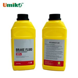 Quality 500ml DOT4 Brake Fluid Full Synthetic 230℃ Dry Boiling Point for sale