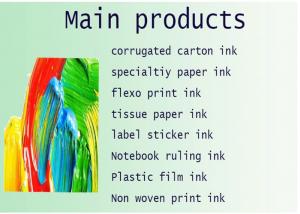 China 2.6 g/mL Water Based Printing Inks For Flexographic Printing on sale