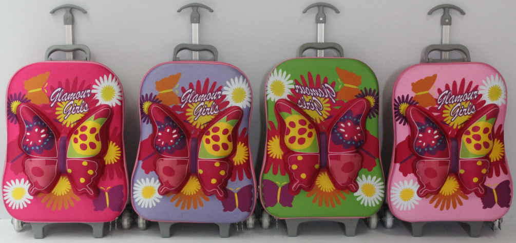 2017 HOT SALE 5D 6D 7D Children Trolley 3 pcs