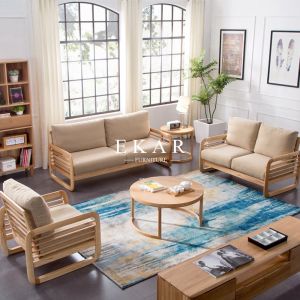 Quality New Model 6 Seater Wood Sofa Set for sale