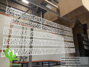 Quality Decorative Metal Wall Panels For Ceiling, Wall, Facade, Powder Coated White 3mm Thickness for sale