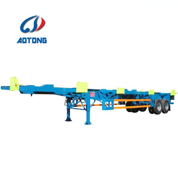 37 Tons 40ft Container Side Loading Semi Trailer for Quick Shipping Container Lifting