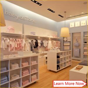 Quality New China hot sale fashion baby clothing stores,shop display fitting clothing stores for sale