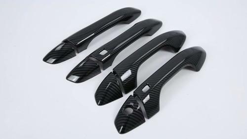 Buy Kia Sportage 2018 Abs Carbon Fiber Look Door Handle Covers Left And Right at wholesale prices