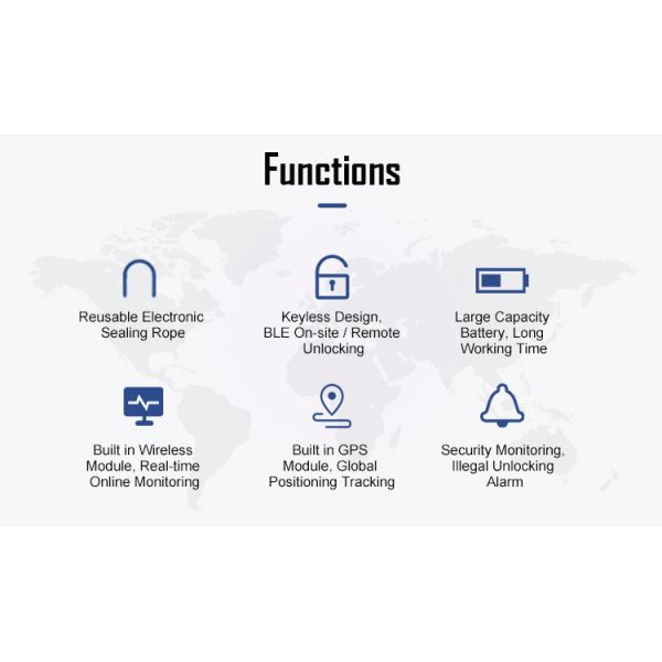 Magnetic Smart Electronic Seal GPS Lock Real Time Tracking For Container