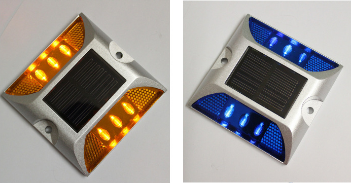 104*123*23mm Red Solar Aluminium Road Stud for Long-Lasting Road Illumination