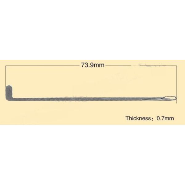 G7 73.71 Steel Wire Needle Crochet Knitting Machine Needles