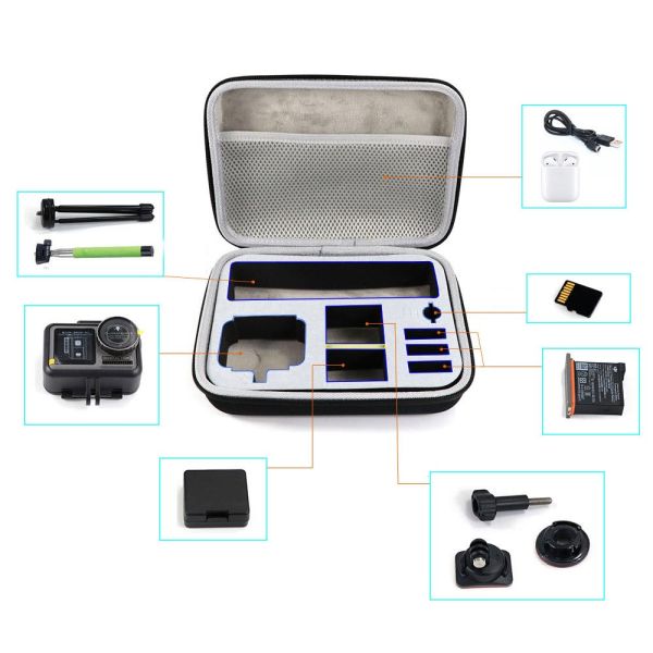 Dustproof Dji Osmo Action EVA Travel Case Storage Bag Pantone Color
