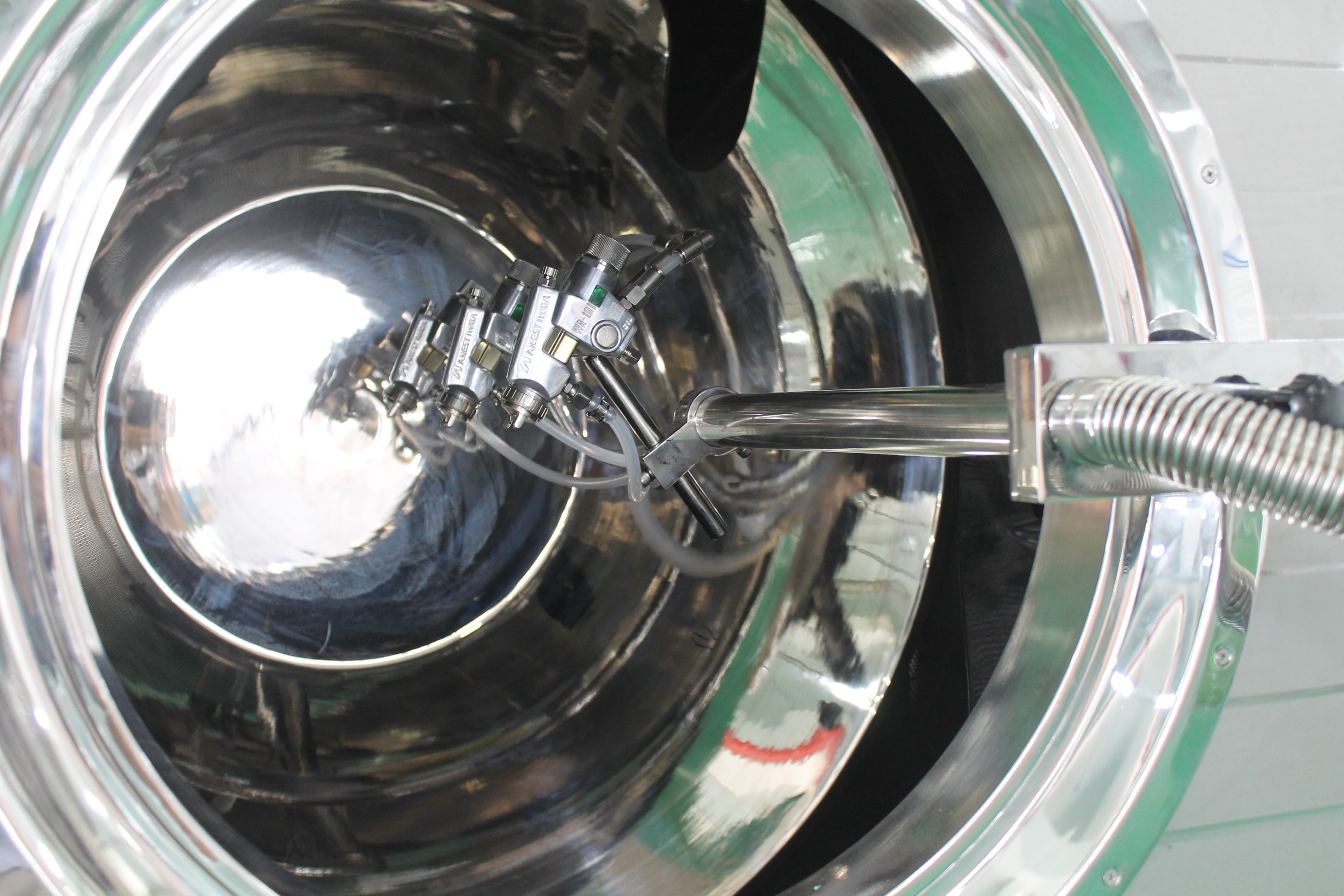 1200mm Sugar Pharmaceutical Gun Spray Film Coating Machine