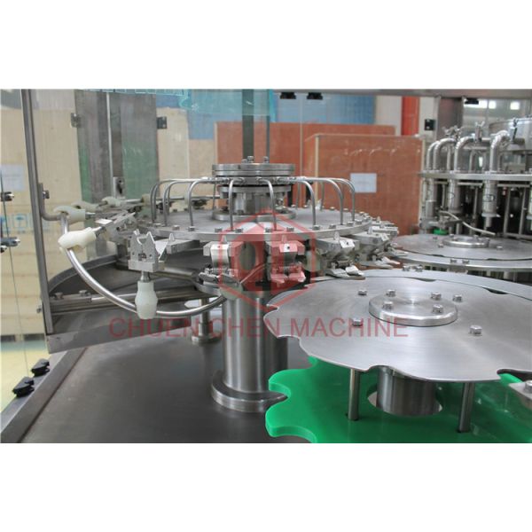 Prepared Juice Bottle Filling Capping Labeling Machines Monoblock Three In One