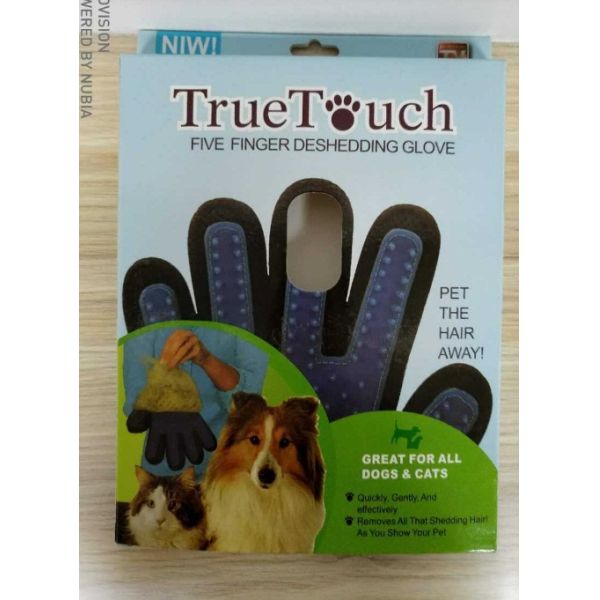 Soft Clean Up Pet Grooming Glove TPE Material Customized Color 23×17 Cm