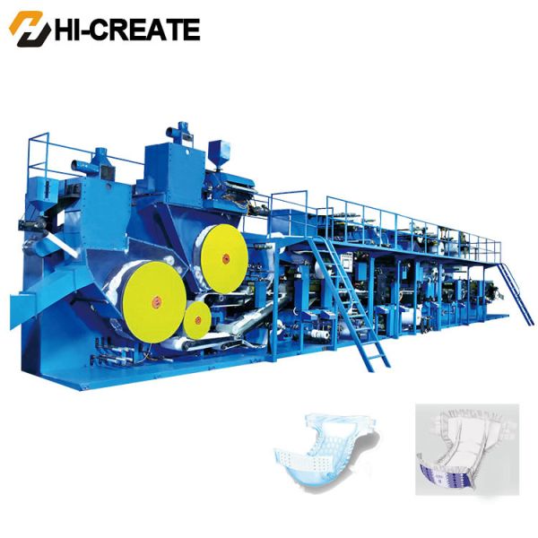 High Capacity Baby Diapers Machines Production Line Making Machine