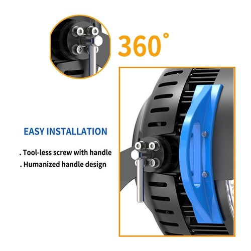Cold Forging Module IP66 160Lm/W LED Sports Light