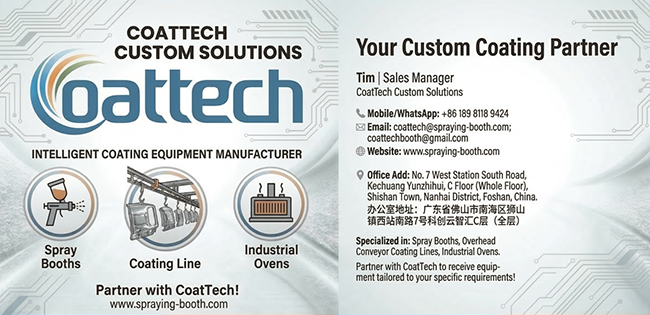 Retractable Spray and Curing Tent System for Space-Saving Coating Solution