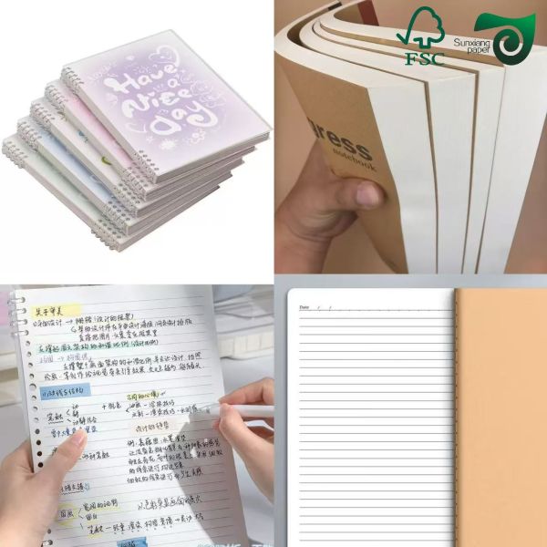 High Whiteness Excellent Ink Absorbing Uncoated Woodfree Paper For School Textbook Printing White Paperboard Manufacturer