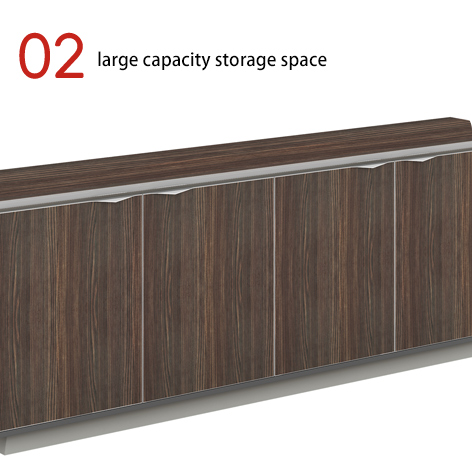 Source Factory Dark Color Side Cabinet Office Company Tea Water Cabinet Storage Practical Cabinet