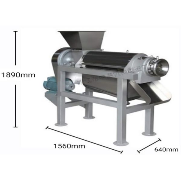 Orange Juice Extract SUS304 2t/H Spiral Juicing Machine