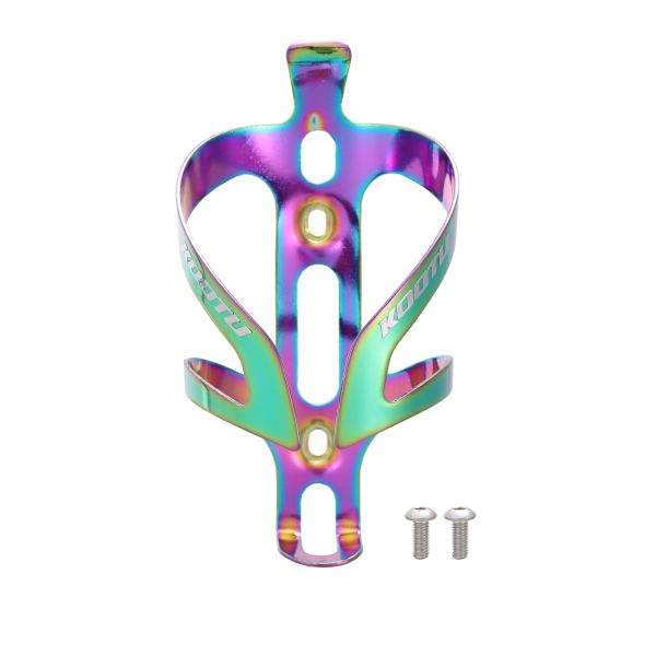 Colorful Bike Water Bottle Holder Chameleon Aluminum Kettle Cage Bottle Holder
