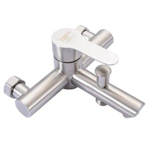 OEM ODM Stainless Steel Bathroom Faucet Surface Polishing Wear Resistance