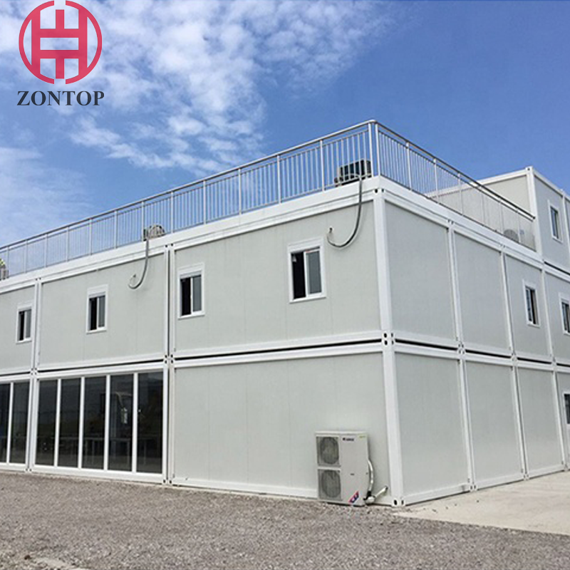 Zontop 2 Story 40 Ft Building Material Steel Structure Modular Apartment Prefabricated Homes Prefab Container House