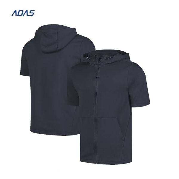 Women'S Polyester Sublimation Hoodies T Shirt Full Zip Up Pullover Shirts Anti Pilling