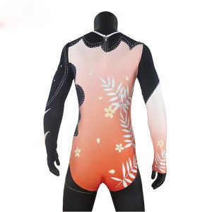 Quality Stylish Adult Gymnastics Leotards / Gym Gear Leotards With Rhinestones for sale