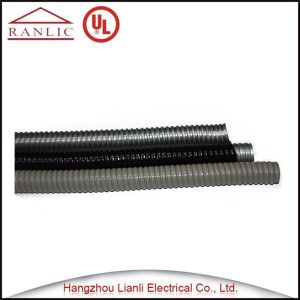 Quality Grey / Black Galvanized Steel Flexible Electrical Conduit with PVC Coated for sale