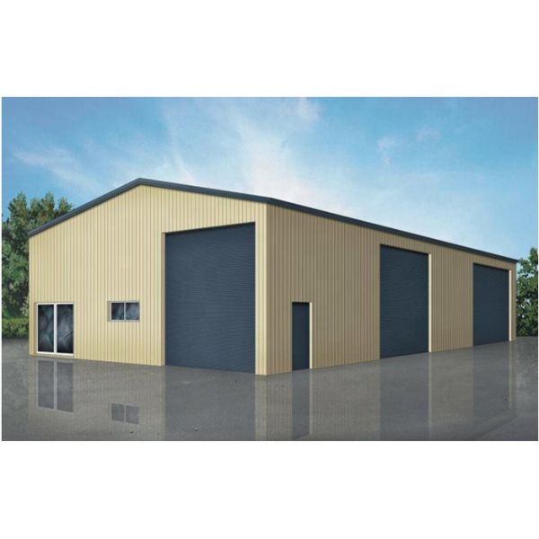 AISI Prefabricated Steel Structures , Prefab Metal Building Construction