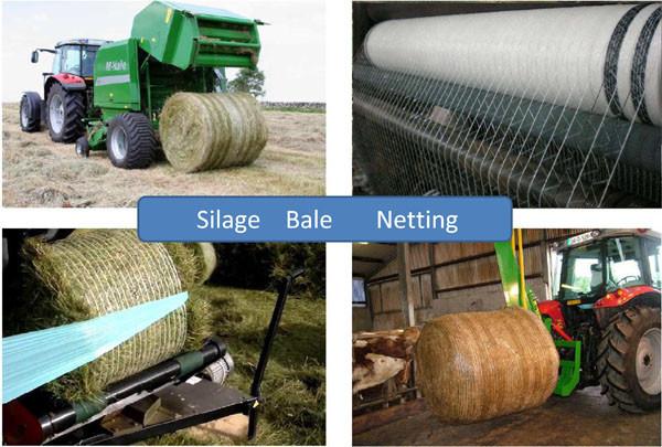 Buy Hay Warp Netting Silage Bale Wrap  Netting Bundle of Grass Netting at wholesale prices