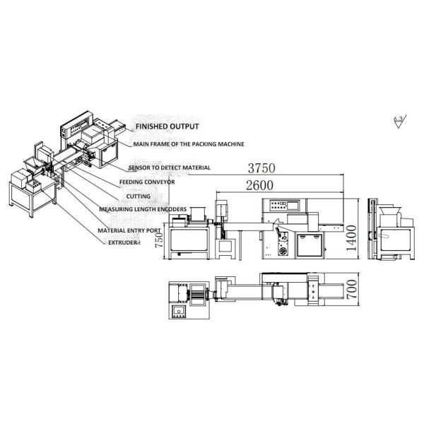 220V Automated Packing Machine Extruding Cutting Sealing Plugging Mud