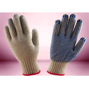 China Non Toxic Cotton Knitted Hand Gloves , Industrial Knitted Gloves Ergonomic Design on sale