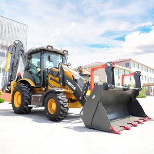 Large Capacity Construction Backhoe Loader Machine