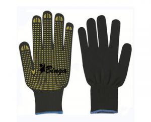 Quality PVC Dotted Coated Gloves Crinkle and Smooth Finished Work Safety Gloves for sale