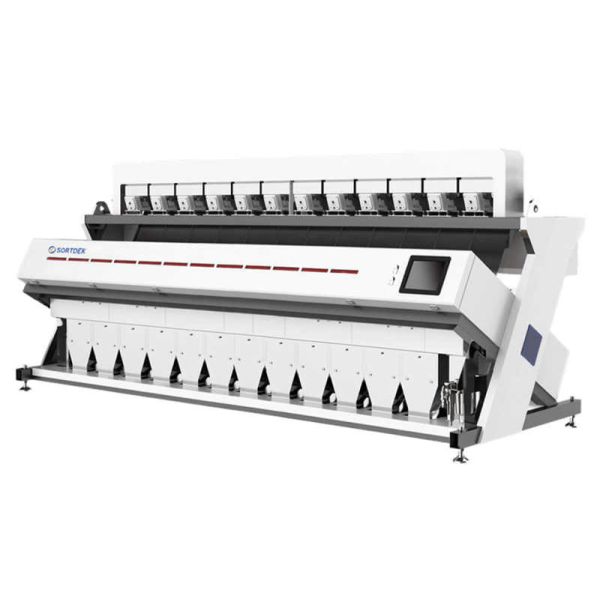 12 Chutes 768 Channels Rice Sorting Machine Vertical 25T/H Rapid 12