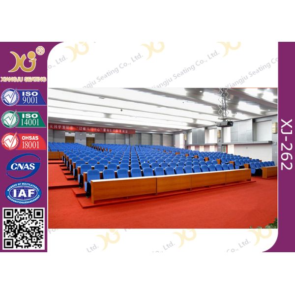 Folded Seat Plywood Auditorium Theatre Seating / Theater Seating For Lecture Hall