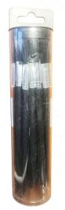 China 25 Pcs Black Plastic Handle Solder Flux Brush , Acid Flux Brush Easy Operation on sale